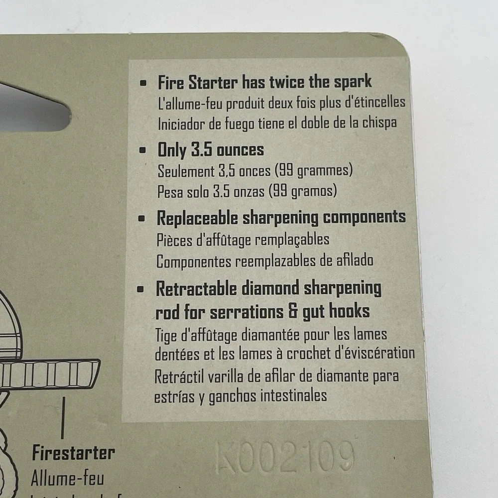Smith's Sharpeners Pocket Pal X2 50364 Sharpener and Survival Tool. 3 3/8
